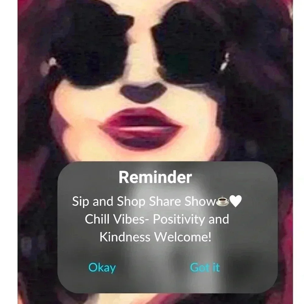 Live Show Listing- Sip and Share Show ☕️☀️🤍